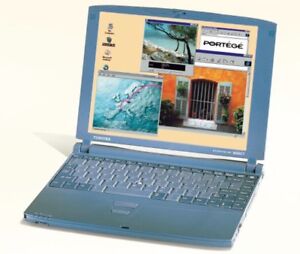 Vintage Toshiba Portege 3025CT Ultraportable Laptop Notebook Computer Windows 98