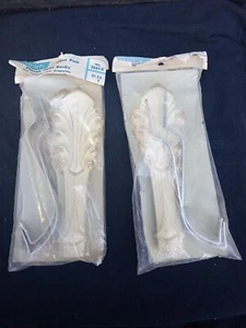 Vintage MCM Kirsch Plastic Hold Backs French Provencial Pair - Picture 1 of 4
