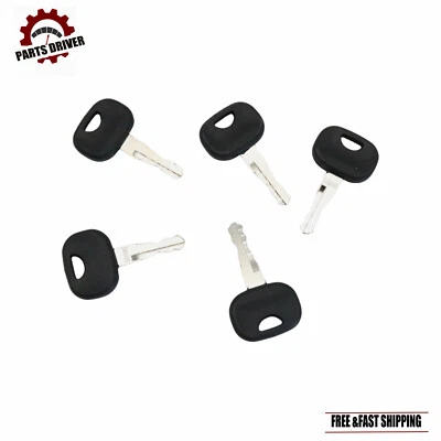 New (5) Ignition Key Fits Holland Volvo JCB Heavy Equipment 14603 85804675 - Image 1 of 4