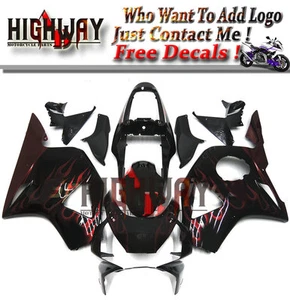 Plastic ABS Full Fairing Kits For HOUDA CBR900RR 954 2002 2003 Fairing Black Red - Bild 1 von 6