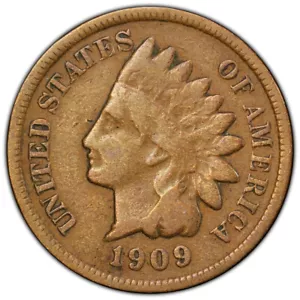 1909 S 1C Indian Head Penny PCGS VG-10 - Picture 1 of 2