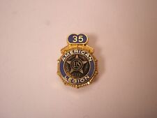 35 Years US American Legion Member Vintage Tie Tack Lapel Pin service