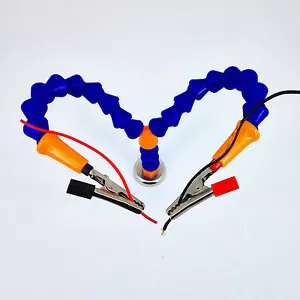 Mini Magnetic Base Holder Third Hand Tool Helping Hands Soldering Iron - Picture 1 of 10