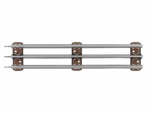 Lionel 6-65038 O Gauge O27 Tubular Track Straight BROWN TIES 9/23 - Picture 1 of 2