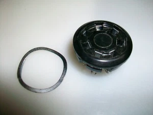 AMPHENOL 78-S-7 7-POLIG SCHWARZ PHENOL STECKDOSE UND RING - Bild 1 von 5