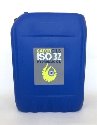 GATOR OILS 20 litres Gator ISO 32 Hydraulic Oil DIN 51524 part 1 & 2 - REGENERATED OIL