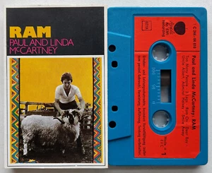 PAUL McCARTNEY - RAM (APPLE 1C24404810) 1970s GERMANY CASSETTE TAPE BEATLES - Picture 1 of 3