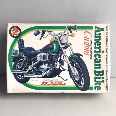 Vintage Kawai American Bike Custom 1:20 Model Kit Small Bike Series #2 KSB:02 - Immagine 1 di 4