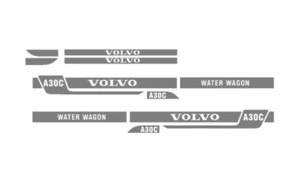 Volvo A30C Knickgelenkter Muldenkipper Wasserwagen Vinyl Aufkleber Sticker Kit A 30 C - Bild 1 von 1