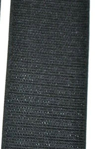 1 in, 1.5in, 2in, 3in & 4in Black Sew on (Hook Side Only) Non-Adhesive Tape - Picture 1 of 2