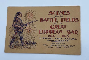 Antique 1914-1915 Scenes from the Battle Fields Pre WW 1 - Picture 1 of 10