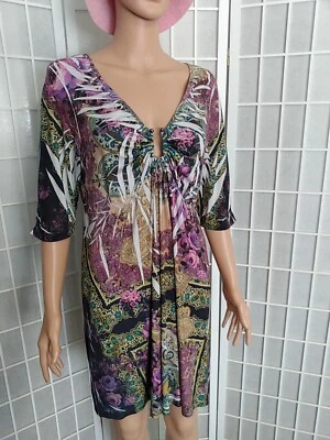 Vestido Boho APT 9 Talla XL Con Estampado Floral Y Paisley Foto 1 de 4