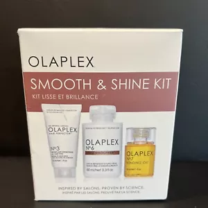 OLAPLEX SMOOTH & SHINE KIT NEW -AUTHENTIC 3 piece set - Picture 1 of 4