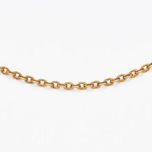 18k Yellow Gold Estate 21" Rolo Link Chain/Necklace