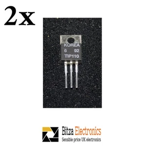 2x TIP110 NPN Darlington Transistor 60V 2A 50W TO-220 - Picture 1 of 1