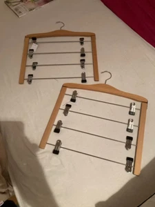 2 Stk. Kleiderbügel Mehrfachkleiderbügel Rockbügel Hosenbügel platzsparend - Bild 1 von 3