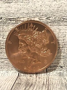 2018 Feast Zombucks 1 oz Kupfermedaille - Bild 1 von 2