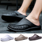Men Soft Sole Non-slip Slippers Flat Beach Sandals Male Household Indoor Shoe UK