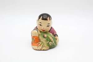 ANCIEN TAILLE CRAYON D' ECOLIER - ENFANT A LA GRENOUILLE - 1950/60 - CHINA - - Picture 1 of 5