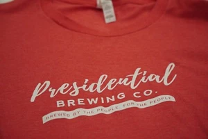 Michigan Brewery Shirt, Presidential Brewing Co, rot mit Logo, Large, Portage M - Bild 1 von 2