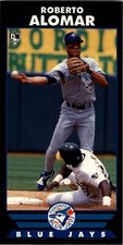 1993 DIAMOND MARKS BOOKMARKERS - ROBERTO ALOMAR TORONTO BLUE JAYS