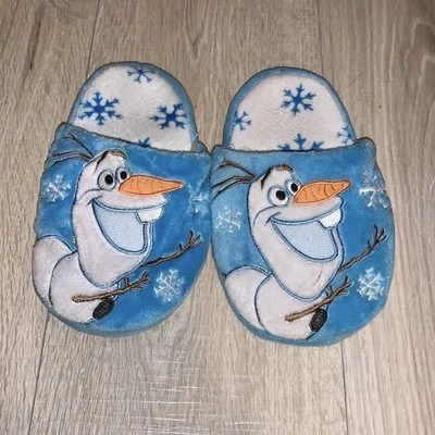 Zapatillas cómodas Disney Frozen Olaf azules niñas 13-1 Foto 1 de 4