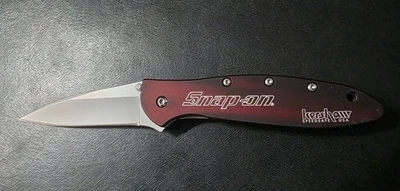 Snap-On Kershaw Leek 1660BR Negro Rojo Humo Ken Cebolla Diseño Nuevo Foto 1 de 4