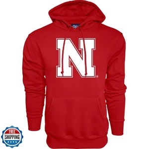Blau 84 Herren Nebraska Cornhuskers Hoodie Team Farbe Symbol, rot, X-Large - Bild 1 von 4