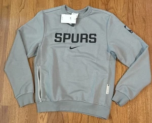 San Antonio Spurs Nike Courtside Standard Issue Performance Sweatshirt Small - Picture 1 of 1