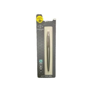 Parker Jotter GEL Kugelschreiber Edelstahl mit Chromrand - Schwarze Tinte - 2020671 ✅️ - Bild 1 von 5