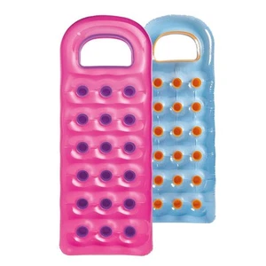 Intex 18 bolsillos bronceador salón inflable 74 pulgadas X 28 pulgadas rosa y azul paquete de 2 - Imagen 1 de 5