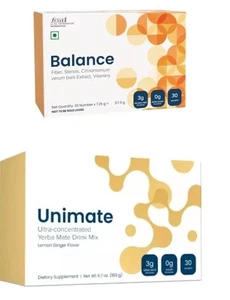 1 x Unimate Lemon Ginger 30 sachets and 1 x Balance (30 sachet) DE - Picture 1 of 3