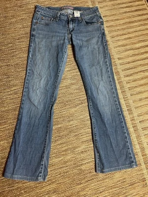 Levis 524 Too SuperLow Jeans Women Junior 5 M Bootcut Blue Denim. See Pics.  VTG - Image 1 of 4