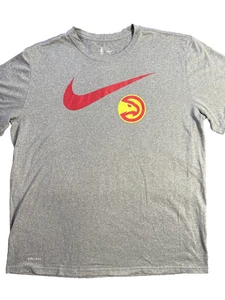 Atlanta Hawkes T-Shirt Herren Extra Large Grau Nike Dri Fit Center Swoosh Logo XL - Bild 1 von 6