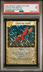 Harry Potter TCG Catch the Snitch Foil Quidditch Cup 2/80 PSA 7 - Picture 1 of 2