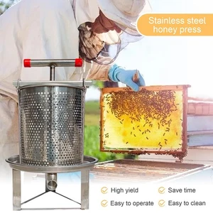 Manual Honey Extractor Beekeeping Equipment Stainless Steel - Picture 1 of 12