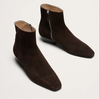 Botín de gamuza italiana Banana Republic 9 | Marrón oscuro #504193 NUEVO Foto 1 de 4