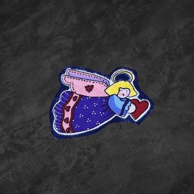 Cloth Angel Patch Sew On Embroidered Applique Craft Badge - Image 1 of 4