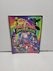 Mighty Morphin Power Rangers Theme Note Book Wide Ruled Paper Saban Ent 1993