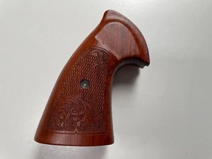 New Flower Engraved Grip for Colt Python (I, E Frame) Officer's Model Match/02 - Picture 1 of 8