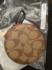 Coach Coin Case Bat CW465 jasmine NWT PRICE FIRM - Picture 1 of 4