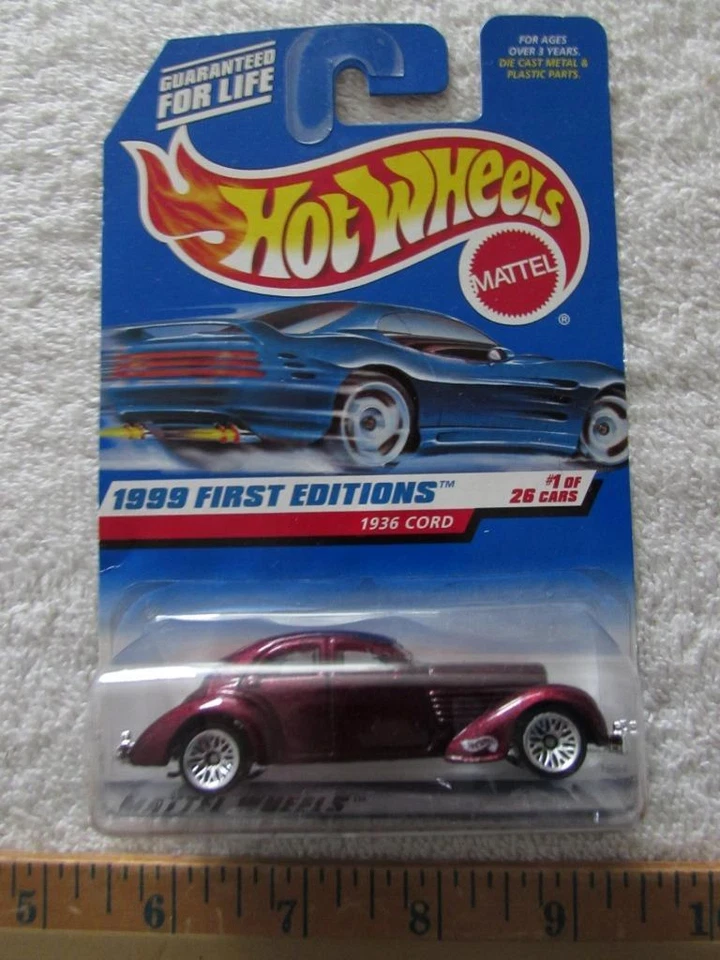 Hot Wheels 1999 First Editions #1 of 26 1936 Cord Collector #649 - Image 1 of 1