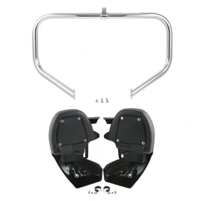 Carenado ventilado inferior + barra de choque protectora del motor apta para Harley Electra Glide 09-13 Foto 1 de 4