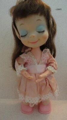 Uneeda SUZANA Doll Pink and White Striped Dress Pink Shoes Little Sophisticates - Image 1 of 2