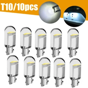 10x White LED T10 194 168 W5W Interior Map Car Trunk License Plate Lights Bulb. - Picture 1 of 12