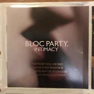 BLOC PARTY-INTIMACY PROMO CD n Sleeve Package (see Description) - Picture 1 of 4