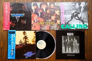70s Rock Lot of 5 Eagles PROMO "HOTEL CALIFORNIA" / KISS / Pink Floyd /The Clash - Picture 1 of 24
