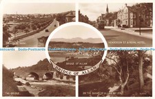 R688850 Bridge Of Allan. The Bridge. Memorial Park. Valentine. RP. 1958. Multi V