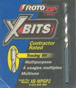 Lot of 8 Bosch RotoZip 5/32" Multipurpose Tracing X-BITS XB-MPGP2 Free US Ship - Picture 1 of 2