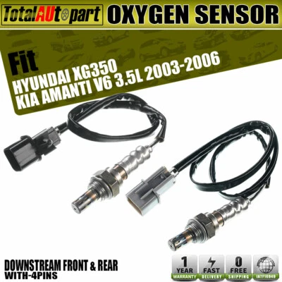 2x O2 Oxygen Sensor for Kia Amanti Hyundai XG350 03-05 2004-2008 3.5L Downstream - Image 1 of 4